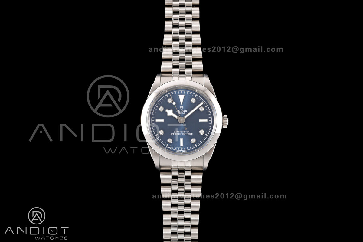 Black Bay One 41 SS HTF 1:1 Best Edition Blue Diamonds Dial on SS Bracelet A26J